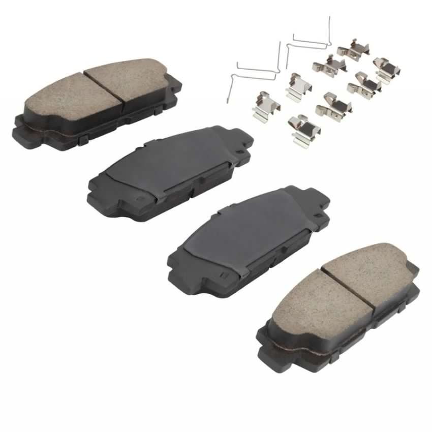 MPA 1001-0488C Quality-Built Premium Ceramic Brake Pads w/ Hardware