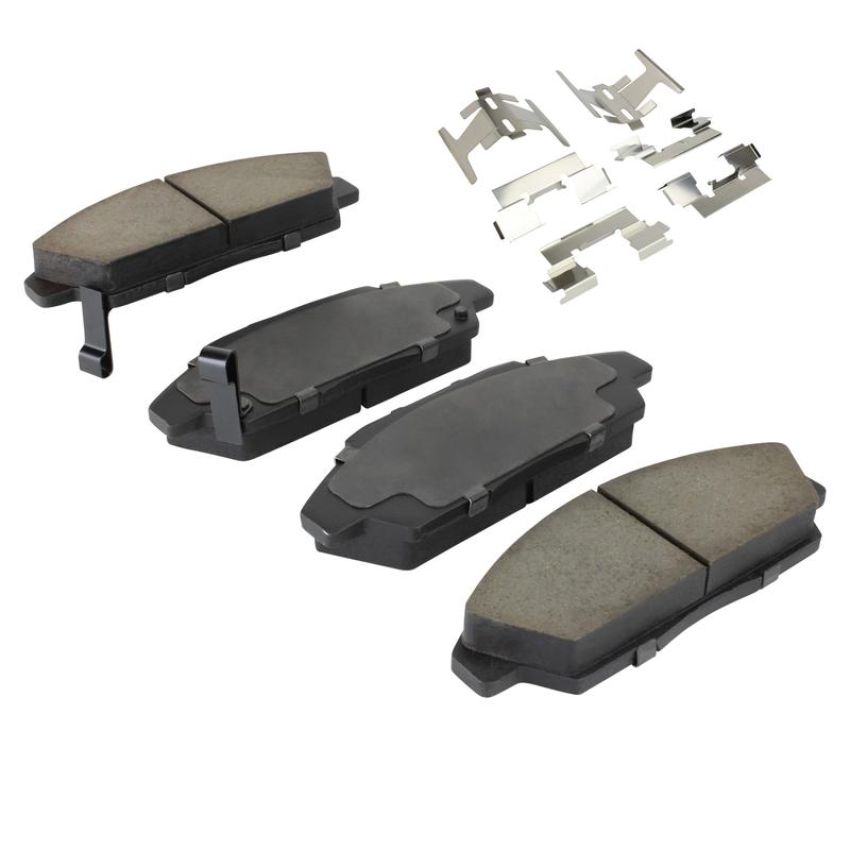MPA 1001-0496C Quality-Built Premium Ceramic Brake Pads w/ Hardware