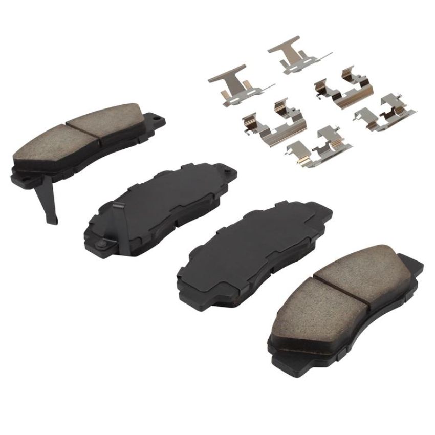 MPA 1001-0503M Quality-Built Premium Semi-Metallic Brake Pads w/ Hardware