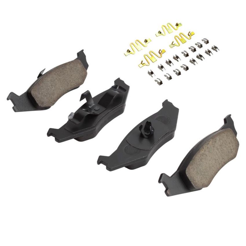 MPA 1001-0512C Quality-Built Premium Ceramic Brake Pads w/ Hardware
