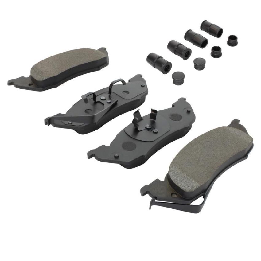 MPA 1001-0529M Quality-Built Premium Semi-Metallic Brake Pads w/ Hardware