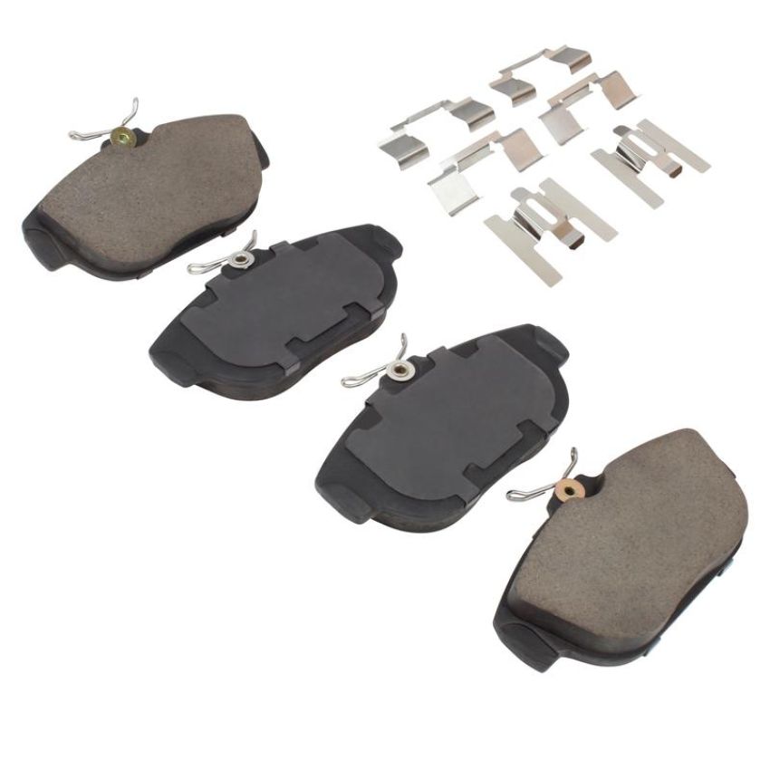 MPA 1001-0542C Quality-Built Premium Ceramic Brake Pads w/ Hardware