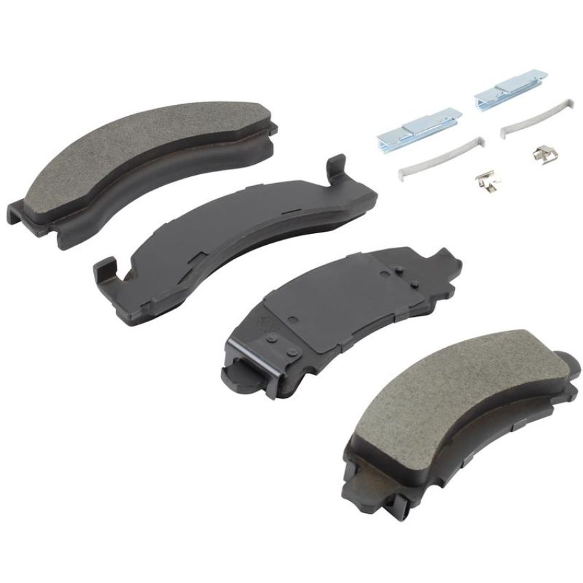 MPA 1001-0543M Quality-Built Premium Semi-Metallic Brake Pads w/ Hardware