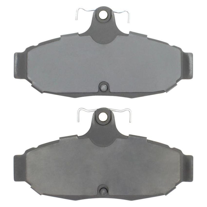 MPA 1001-0545M Quality-Built Premium Semi-Metallic Brake Pads w/ Hardware