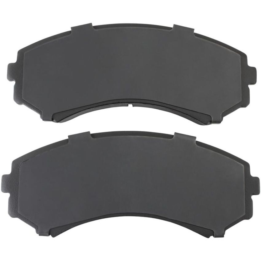 MPA 1001-0550M Quality-Built Premium Semi-Metallic Brake Pads w/ Hardware