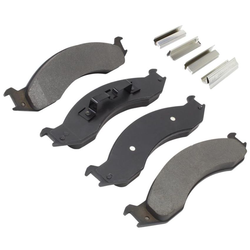 MPA 1001-0557M Quality-Built Premium Semi-Metallic Brake Pads w/ Hardware