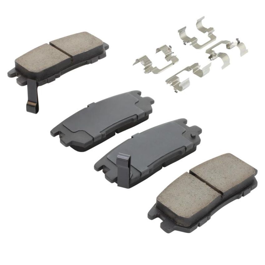 MPA 1001-0567C Quality-Built Premium Ceramic Brake Pads w/ Hardware