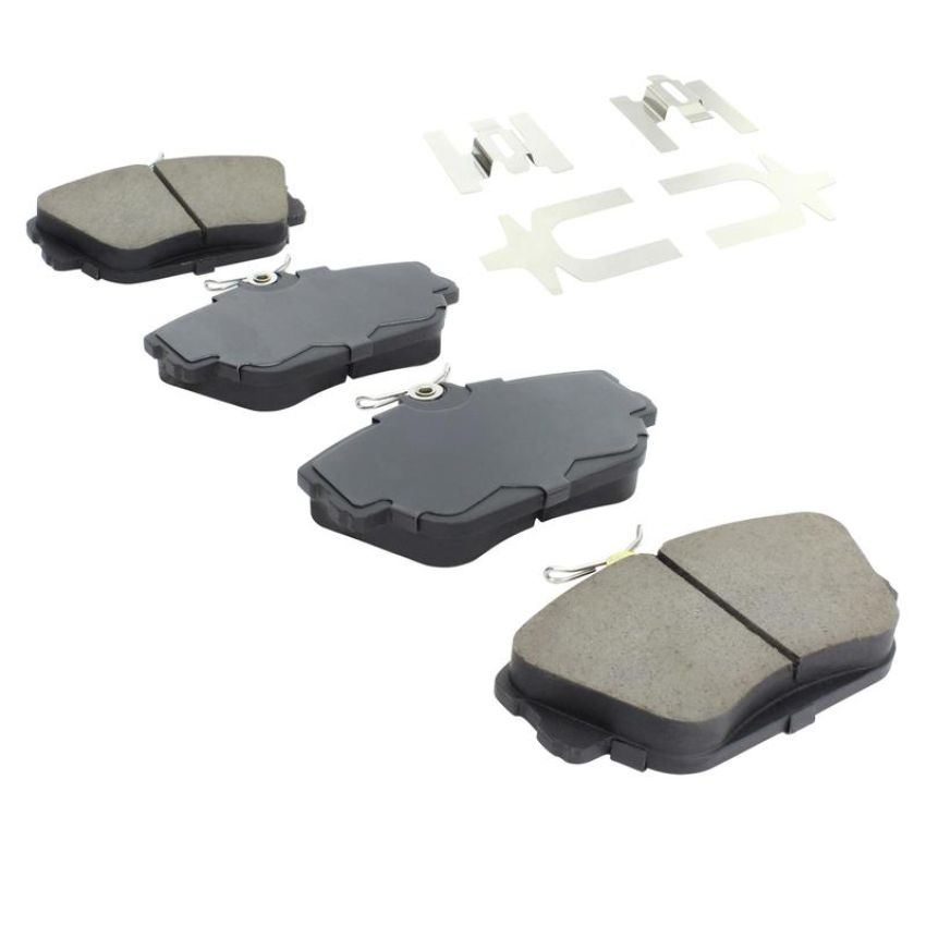 MPA 1001-0598M Quality-Built Premium Semi-Metallic Brake Pads w/ Hardware