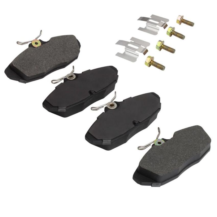 MPA 1001-0599M Quality-Built Premium Semi-Metallic Brake Pads w/ Hardware