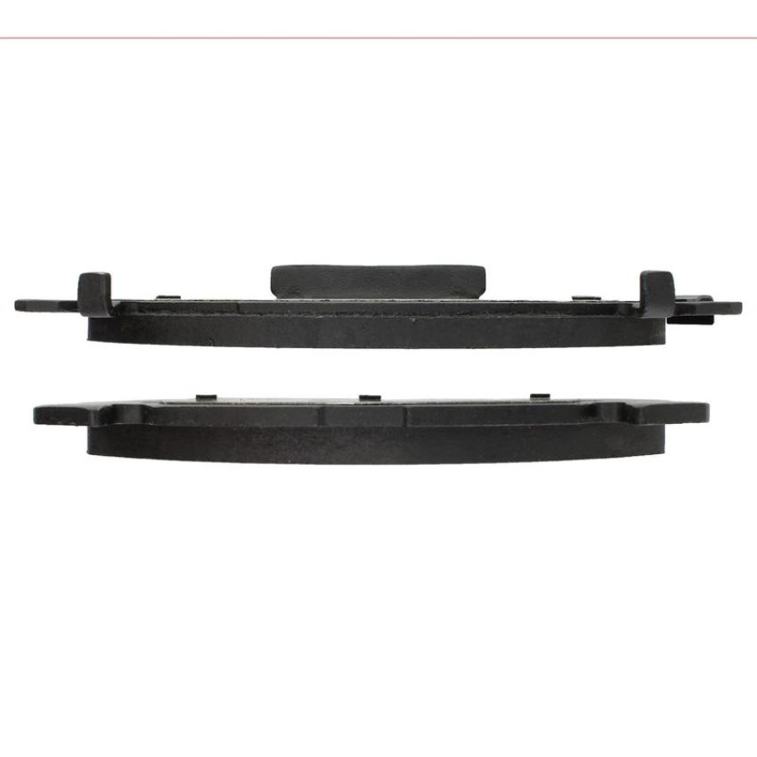 MPA 1001-0614AM Quality-Built Premium Semi-Metallic Brake Pads w/ Hardware
