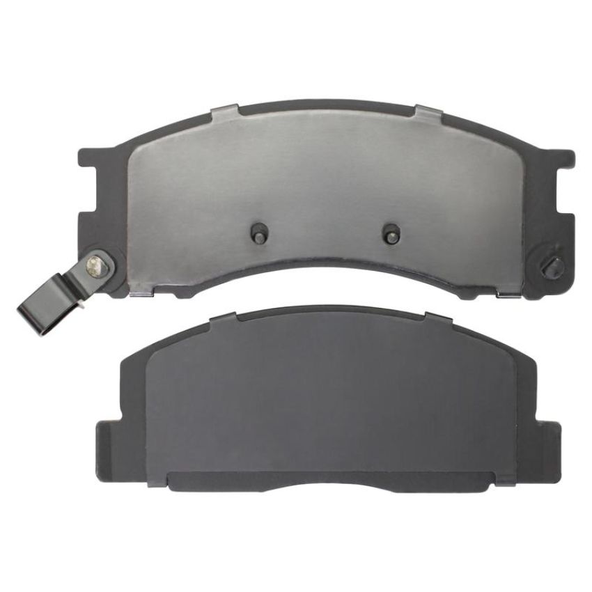 MPA 1001-0615M Quality-Built Premium Semi-Metallic Brake Pads w/ Hardware
