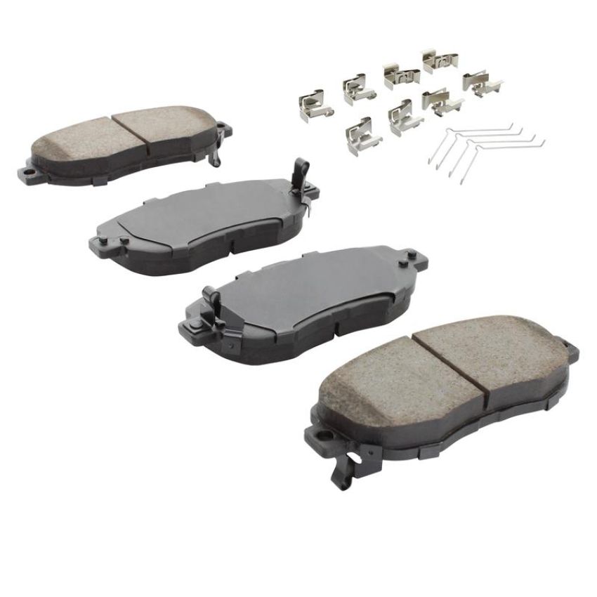 MPA 1001-0619C Quality-Built Premium Ceramic Brake Pads w/ Hardware
