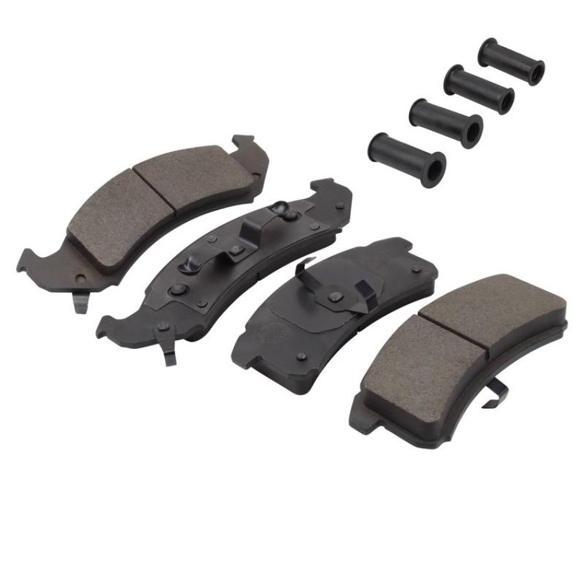MPA 1001-0623M Quality-Built Premium Semi-Metallic Brake Pads w/ Hardware