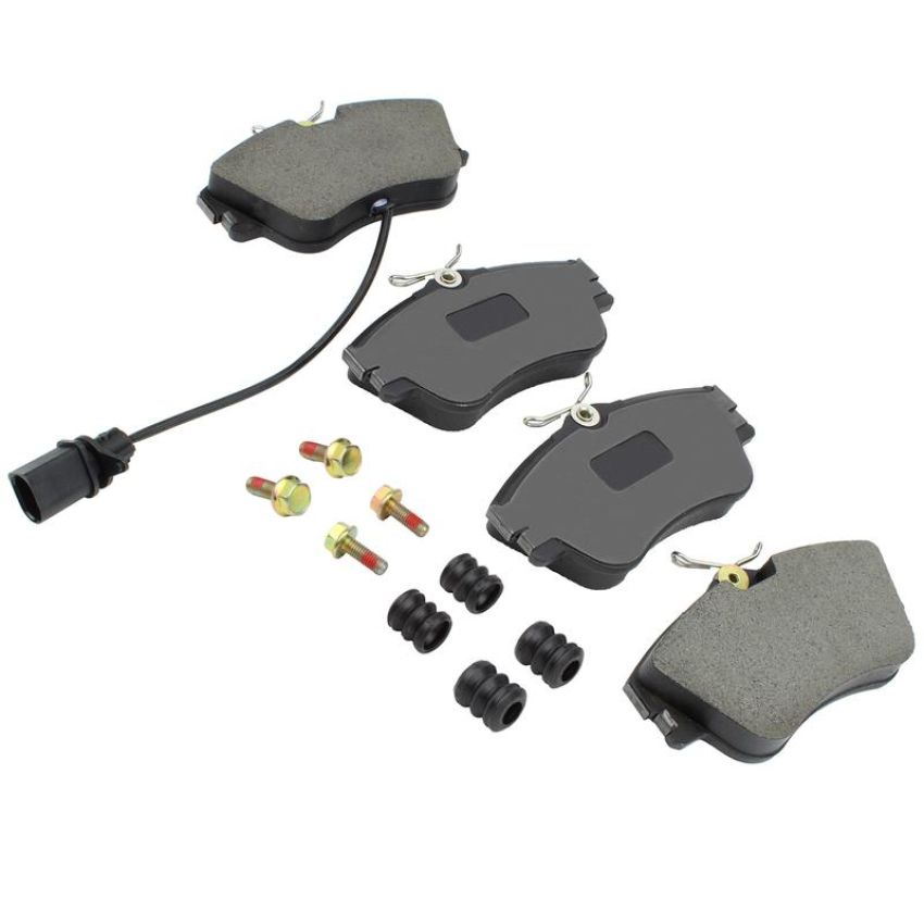 MPA 1001-0638AM Quality-Built Premium Semi-Metallic Brake Pads w/ Hardware