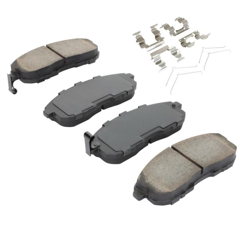 MPA 1001-0653C Quality-Built Premium Ceramic Brake Pads w/ Hardware