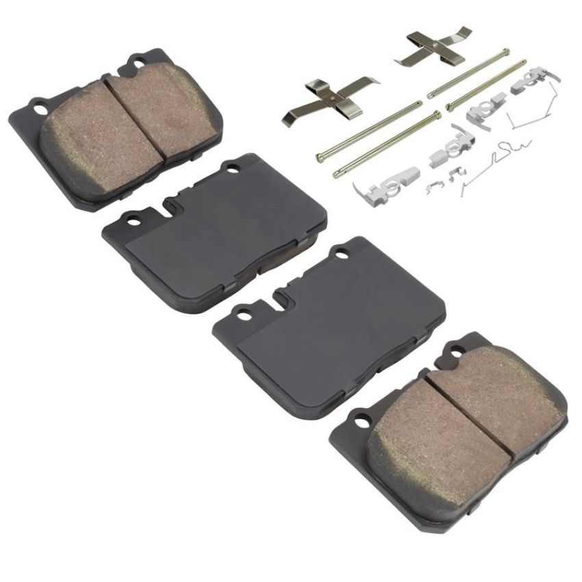 MPA 1001-0665C Quality-Built Premium Ceramic Brake Pads w/ Hardware