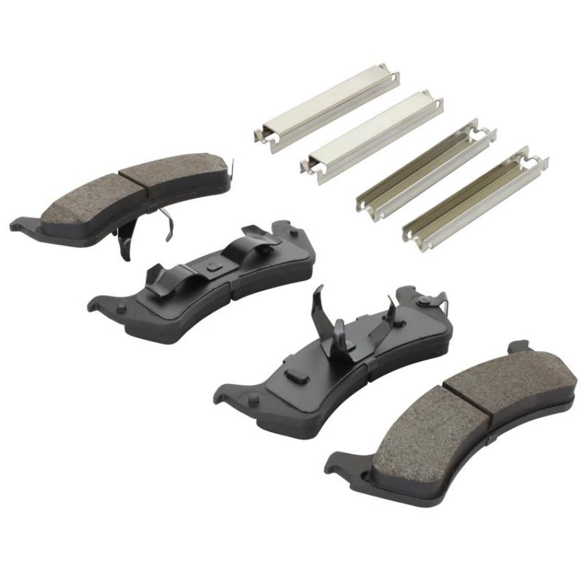 MPA 1001-0667C Quality-Built Premium Ceramic Brake Pads w/ Hardware