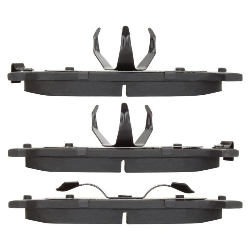 MPA 1001-0667M Quality-Built Premium Semi-Metallic Brake Pads w/ Hardware