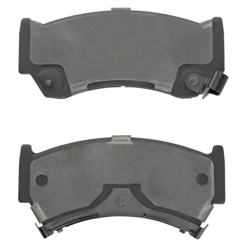 MPA 1001-0668M Quality-Built Premium Semi-Metallic Brake Pads w/ Hardware