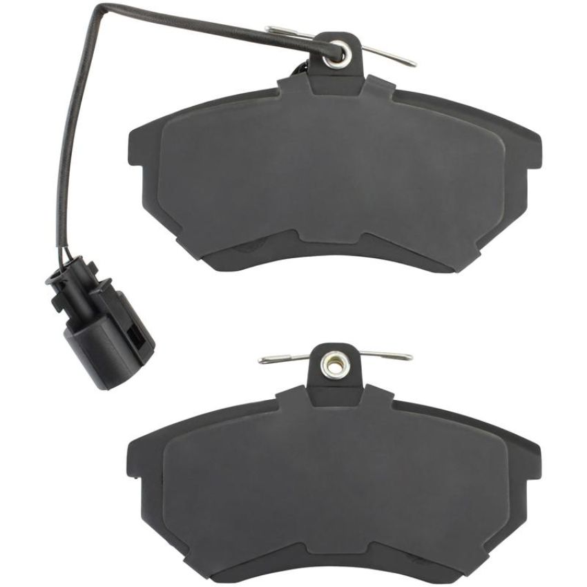 MPA 1001-0684M Quality-Built Premium Semi-Metallic Brake Pads w/ Hardware