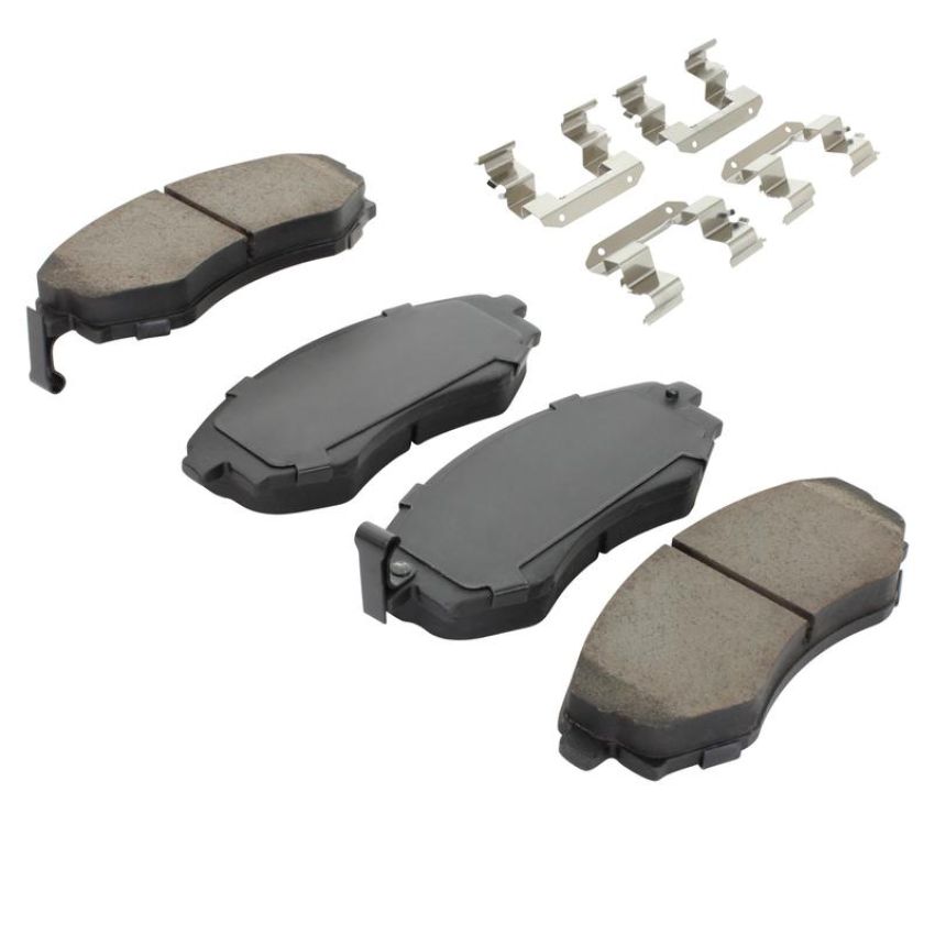 MPA 1001-0700C Quality-Built Premium Ceramic Brake Pads w/ Hardware