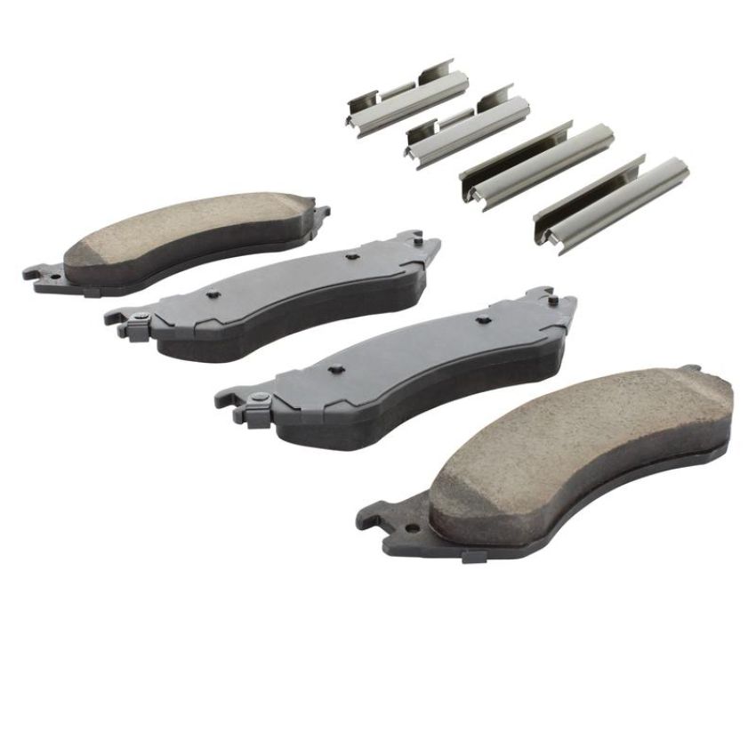 MPA 1001-0702AC Quality-Built Premium Ceramic Brake Pads w/ Hardware