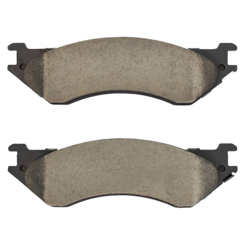 MPA 1001-0702AC Quality-Built Premium Ceramic Brake Pads w/ Hardware