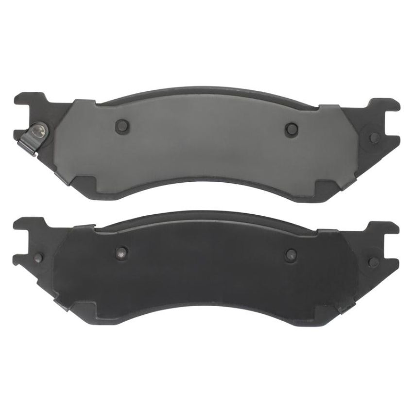 MPA 1001-0702AM Quality-Built Premium Semi-Metallic Brake Pads w/ Hardware