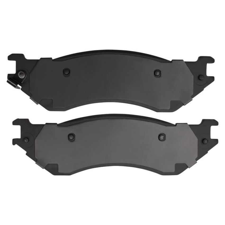 MPA 1001-0702BM Quality-Built Premium Semi-Metallic Brake Pads w/ Hardware