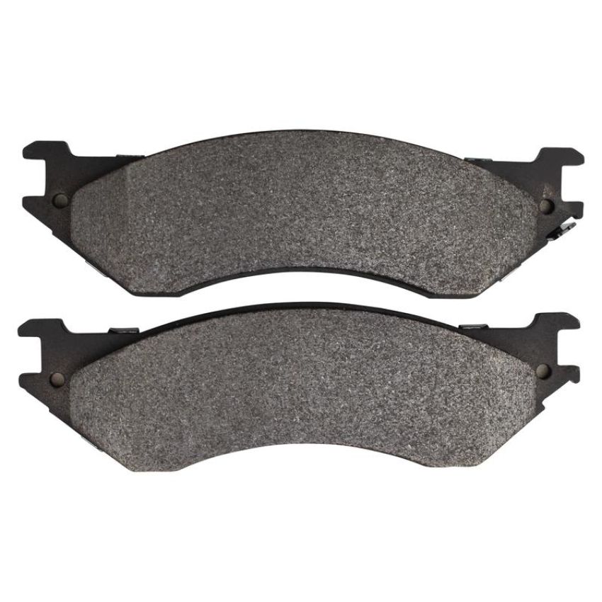 MPA 1001-0702BM Quality-Built Premium Semi-Metallic Brake Pads w/ Hardware