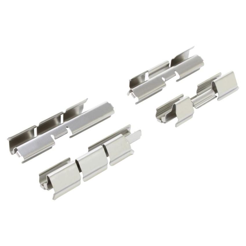 MPA 1001-0702BM Quality-Built Premium Semi-Metallic Brake Pads w/ Hardware