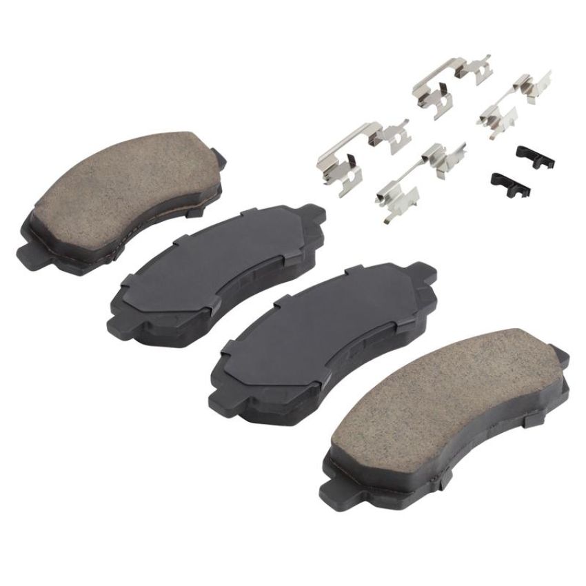 MPA 1001-0722C Quality-Built Premium Ceramic Brake Pads w/ Hardware