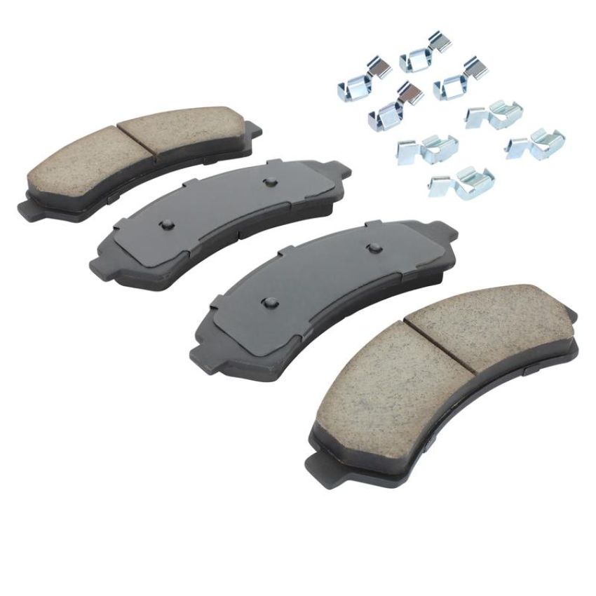 MPA 1001-0726C Quality-Built Premium Ceramic Brake Pads w/ Hardware