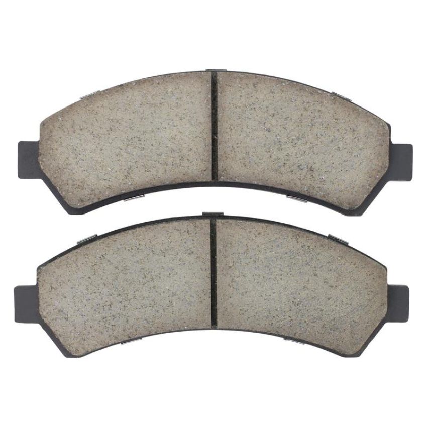 MPA 1001-0726M Quality-Built Premium Semi-Metallic Brake Pads w/ Hardware