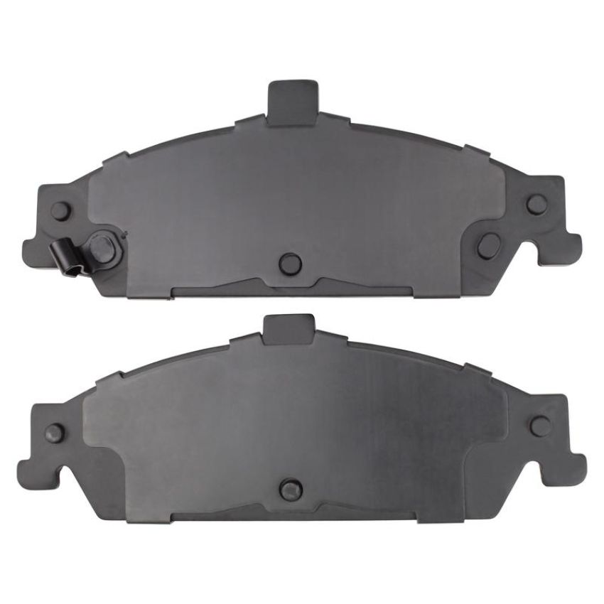 MPA 1001-0727M Quality-Built Premium Semi-Metallic Brake Pads w/ Hardware