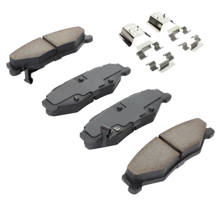 MPA 1001-0732C Quality-Built Premium Ceramic Brake Pads w/ Hardware