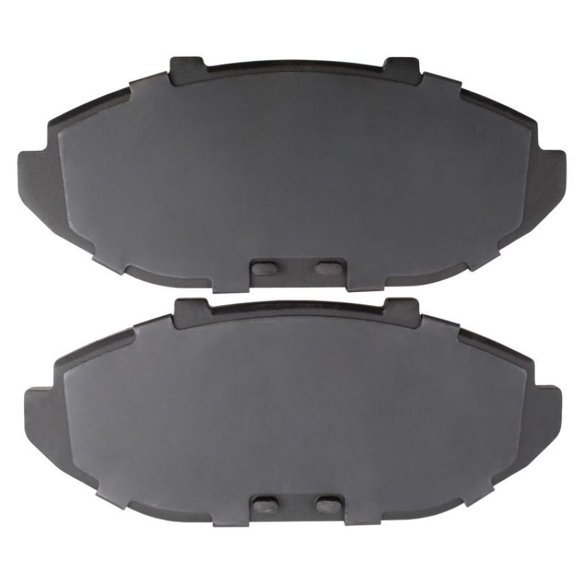 MPA 1001-0748M Quality-Built Premium Semi-Metallic Brake Pads w/ Hardware