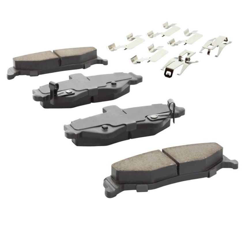 MPA 1001-0750C Quality-Built Premium Ceramic Brake Pads w/ Hardware