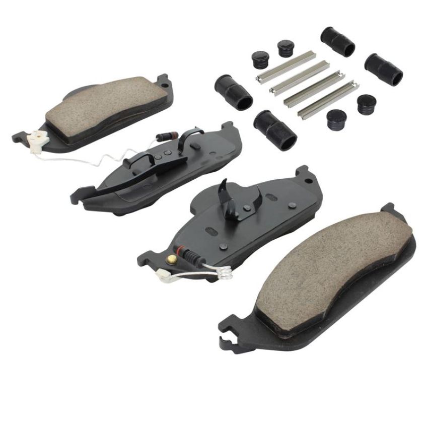 MPA 1001-0760M Quality-Built Premium Semi-Metallic Brake Pads w/ Hardware