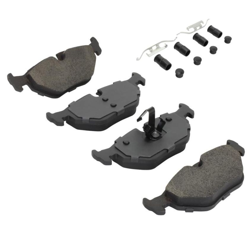 MPA 1001-0763C Quality-Built Premium Ceramic Brake Pads w/ Hardware