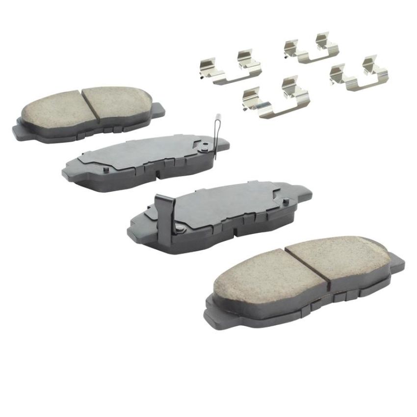 MPA 1001-0764AM Quality-Built Premium Semi-Metallic Brake Pads w/ Hardware