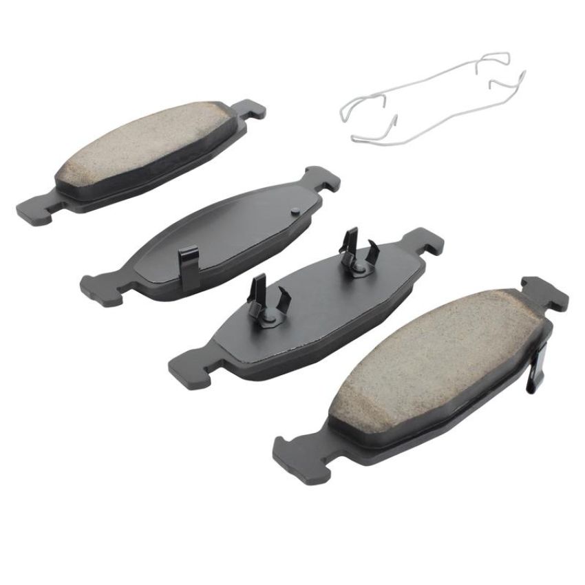 MPA 1001-0790M Quality-Built Premium Semi-Metallic Brake Pads w/ Hardware