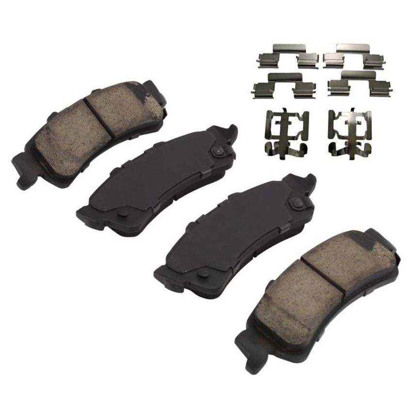 MPA 1001-0792AC Quality-Built Premium Ceramic Brake Pads w/ Hardware