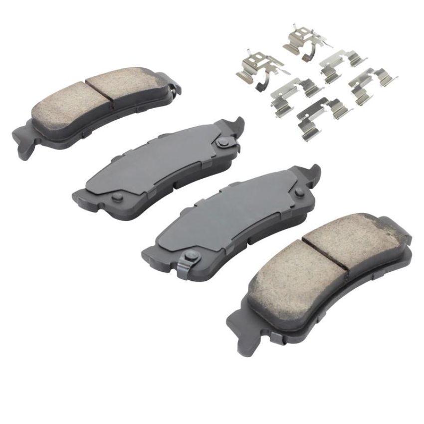 MPA 1001-0792C Quality-Built Premium Ceramic Brake Pads w/ Hardware