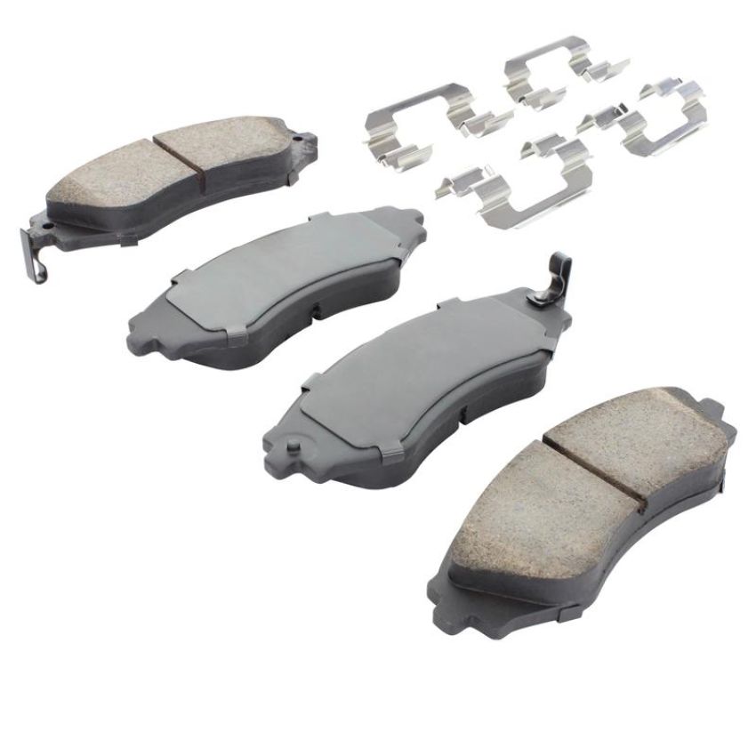 MPA 1001-0797C Quality-Built Premium Ceramic Brake Pads w/ Hardware