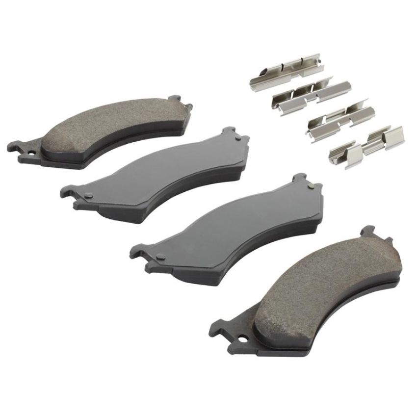 MPA 1001-0802C Quality-Built Premium Ceramic Brake Pads w/ Hardware