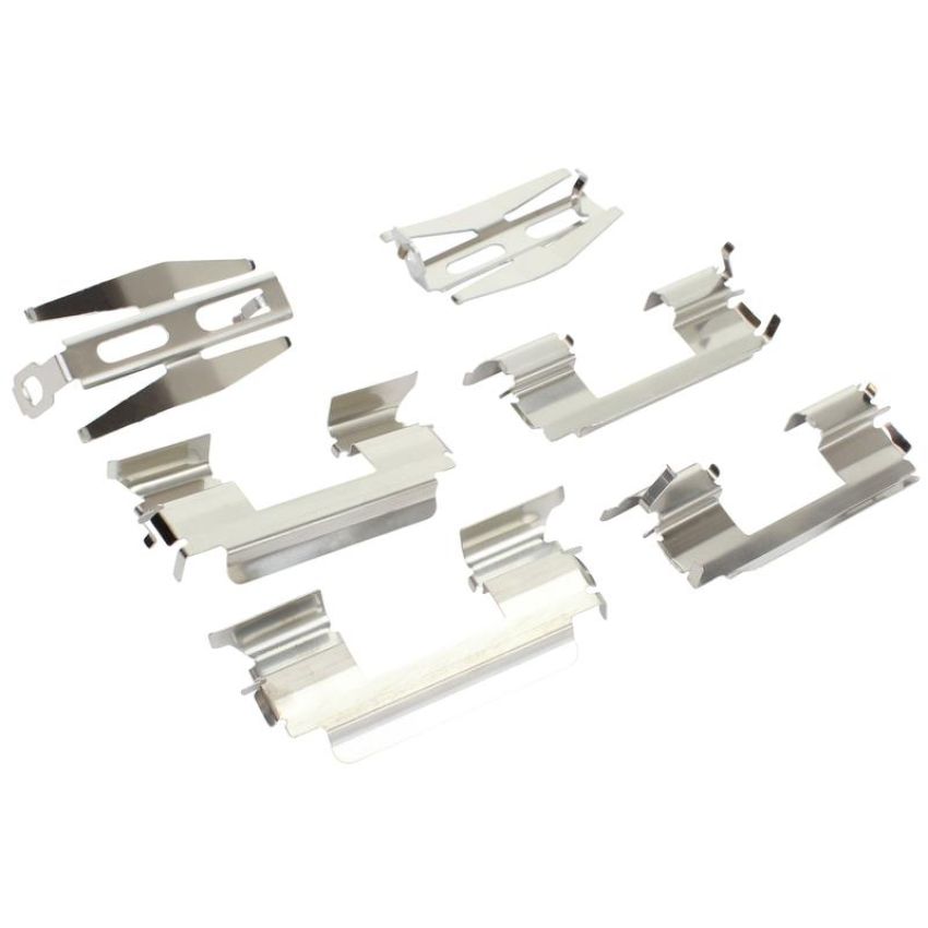 MPA 1001-0804M Quality-Built Premium Semi-Metallic Brake Pads w/ Hardware