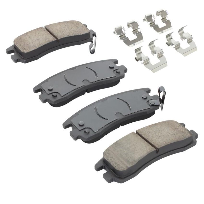 MPA 1001-0814C Quality-Built Premium Ceramic Brake Pads w/ Hardware