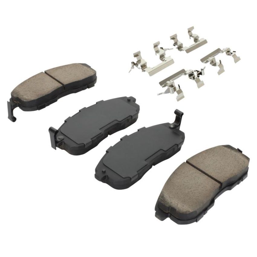 MPA 1001-0815BC Quality-Built Premium Ceramic Brake Pads w/ Hardware