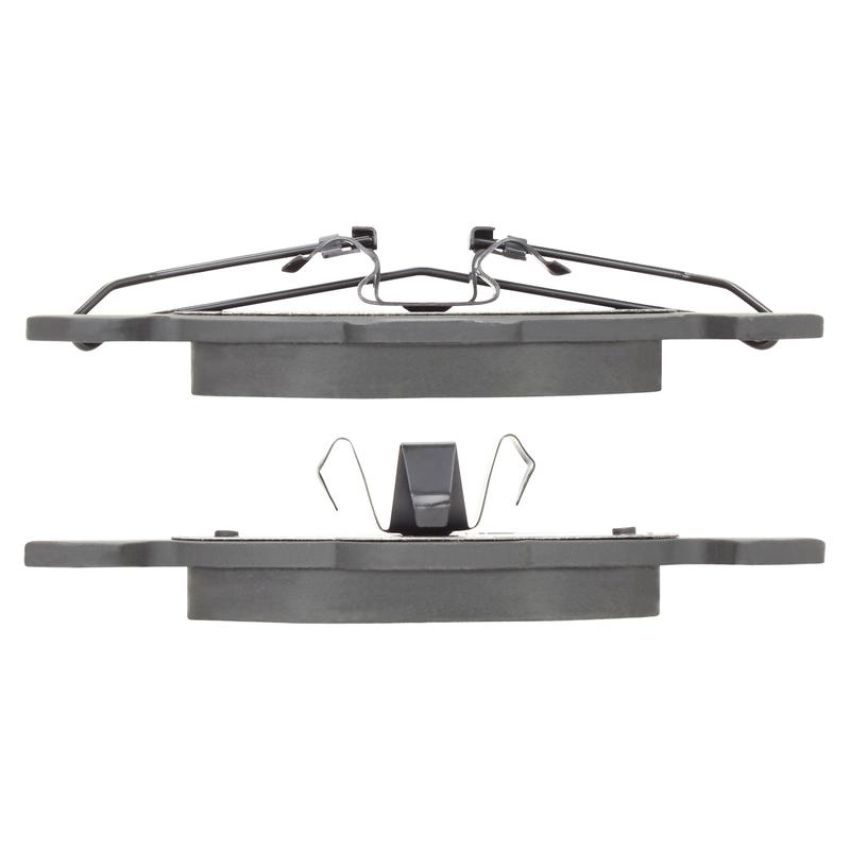 MPA 1001-0816M Quality-Built Premium Semi-Metallic Brake Pads w/ Hardware